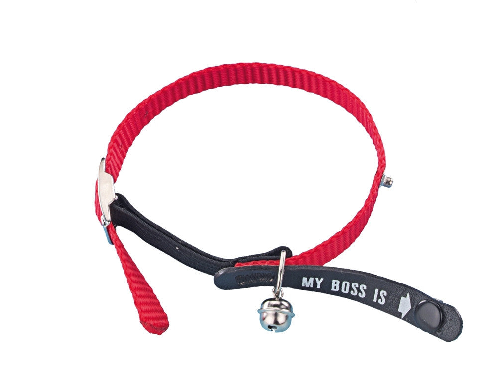 Nobby Adress-Katzenhalsband My Boss is Halsband Katze Cat