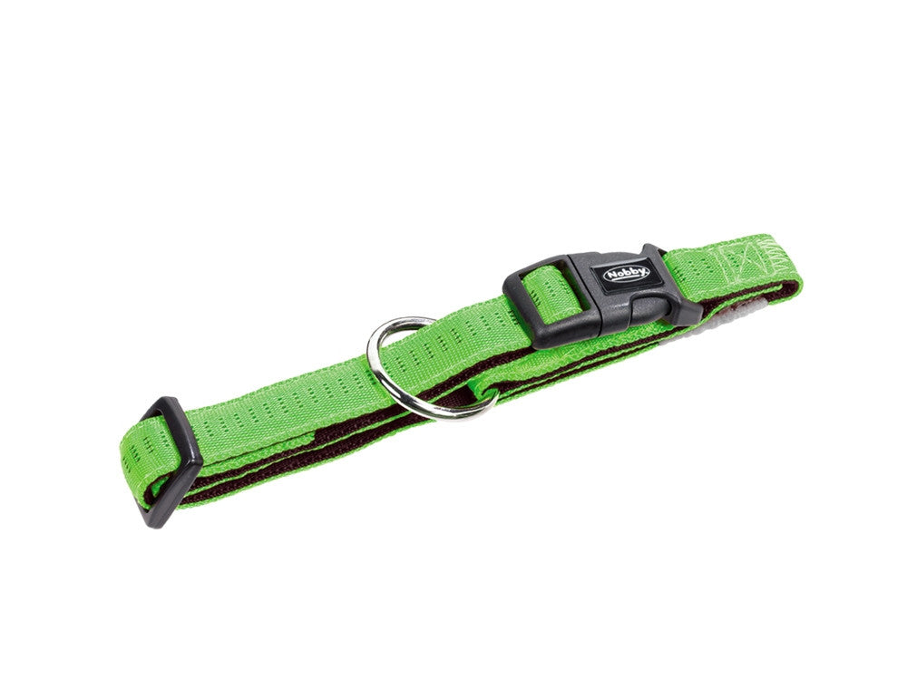 Nobby Halsband SOFT GRIP XS/XS-S/S-M/M-L/L-XL alle Farben - Nylon Hundehalsband