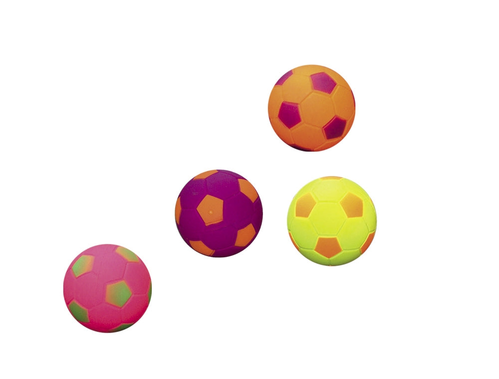 Nobby Moosgummi Fußball 5,7cm Hundespielzeug Ball Spielzeug Gummiball Hund