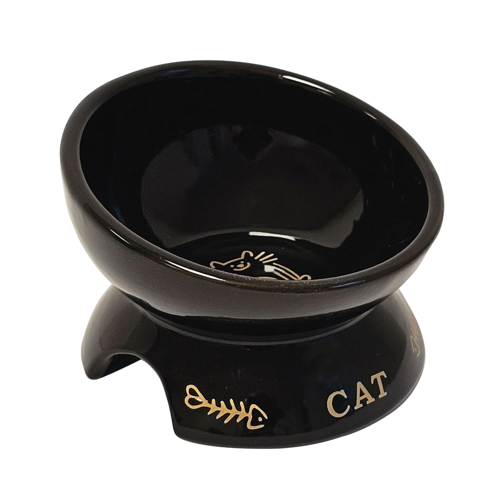 Nobby Katzen Keramiknapf Katzennapf Golden Cat ergonomisch erhöht Napf Katze