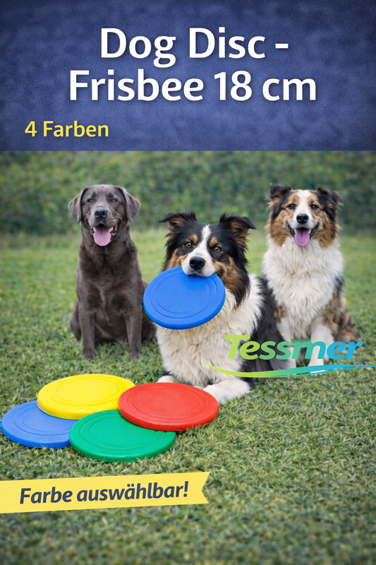 Dog Disc Naturgummi ø 18 cm Frisbee -Scheibe schwimmend Flying Fun