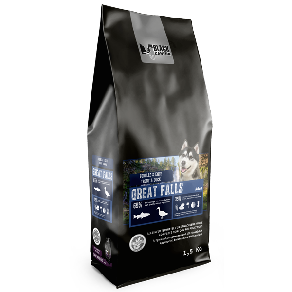 BLACK CANYON Great Falls - Forelle und Ente 14 kg /5 kg / 1,5 kg