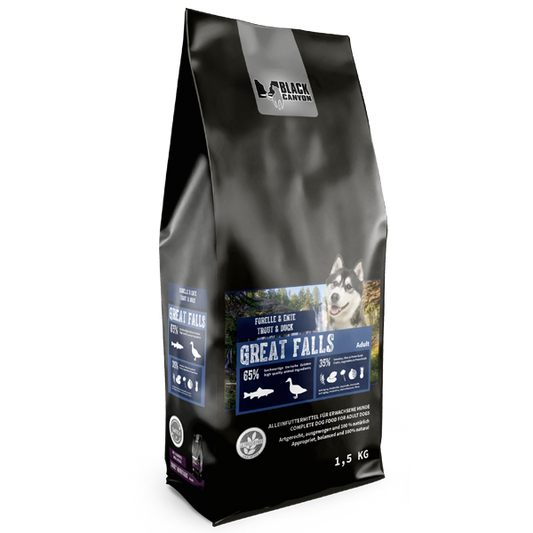 BLACK CANYON Great Falls - Forelle und Ente 14 kg /5 kg / 1,5 kg