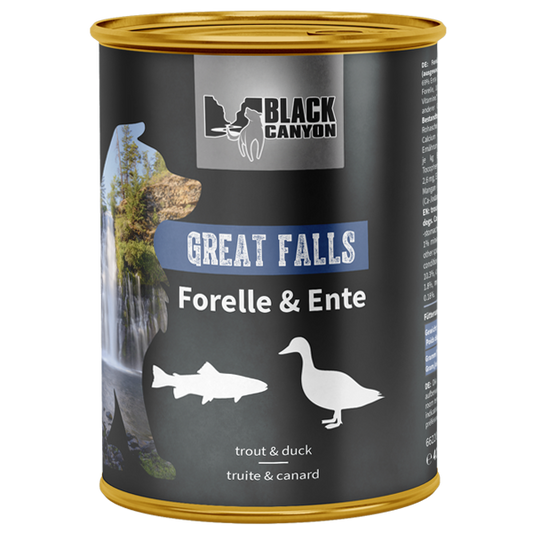 BLACK CANYON Great Falls - Forelle und Ente 410 g / 820 g