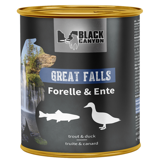 BLACK CANYON Great Falls - Forelle und Ente 410 g / 820 g