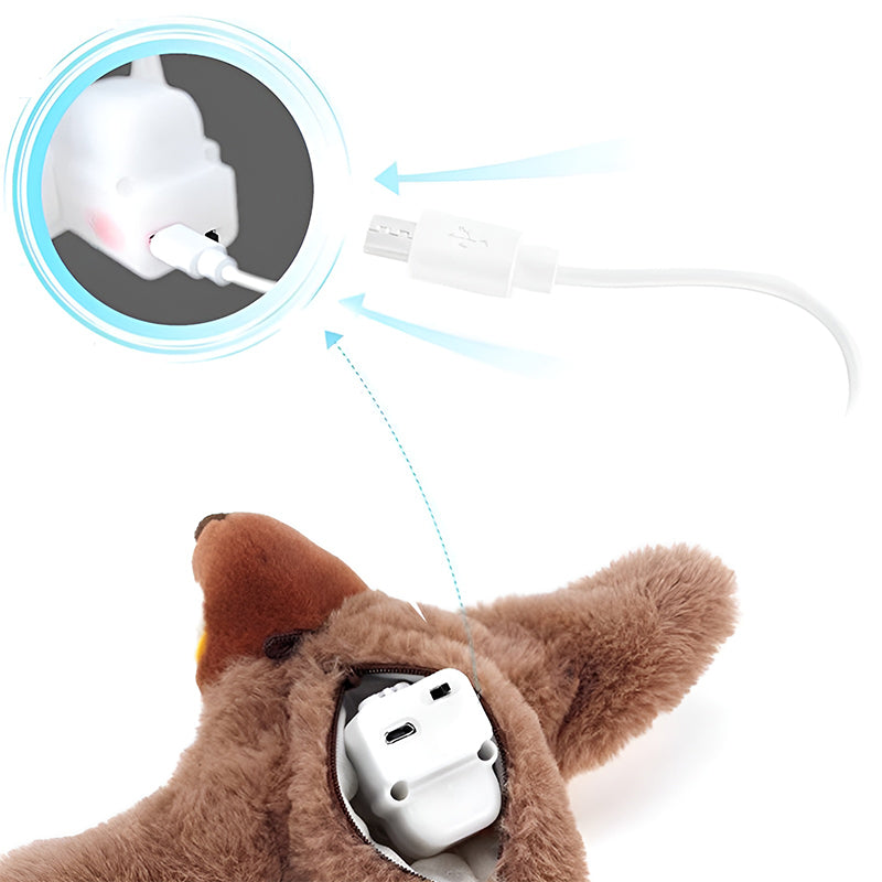 Katzenspielzeug Vogel Simuliertes Zwitscherndes, Selbstbeschäftigung Bird Cat Toy Interaktives Katzenspielzeug Elektrisch Vogel,Flapping Bird Cat Toy