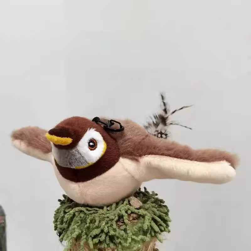 Katzenspielzeug Vogel Simuliertes Zwitscherndes, Selbstbeschäftigung Bird Cat Toy Interaktives Katzenspielzeug Elektrisch Vogel,Flapping Bird Cat Toy