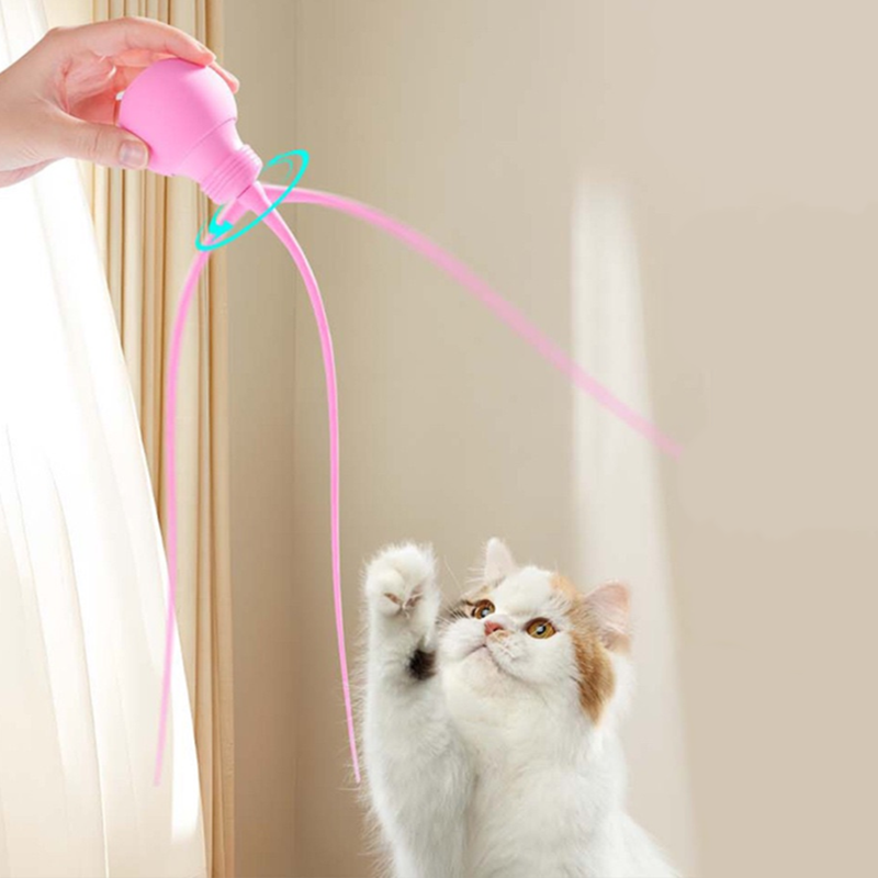 Magic Tail Silikon Interaktives Katzen Spielzeug Maus Schwanz Spielzeug Ball
