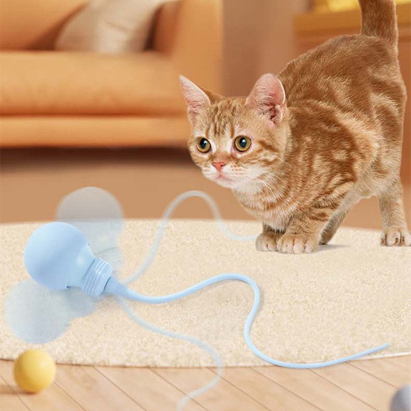 Magic Tail Silikon Interaktives Katzen Spielzeug Maus Schwanz Spielzeug Ball