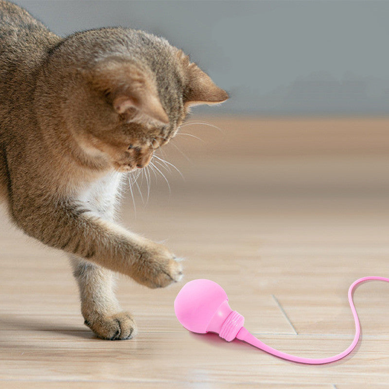 Magic Tail Silikon Interaktives Katzen Spielzeug Maus Schwanz Spielzeug Ball