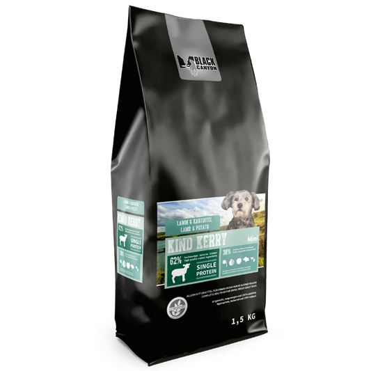 BLACK CANYON Kind Kerry Mini - Monoprotein Lamm 5 kg / 1,5 kg