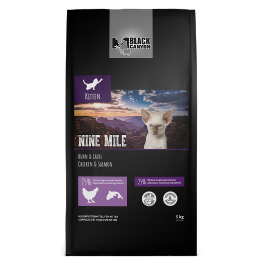 BLACK CANYON KITTEN NINE MILE - Huhn & Lachs 5 kg / 2 kg / 400 g