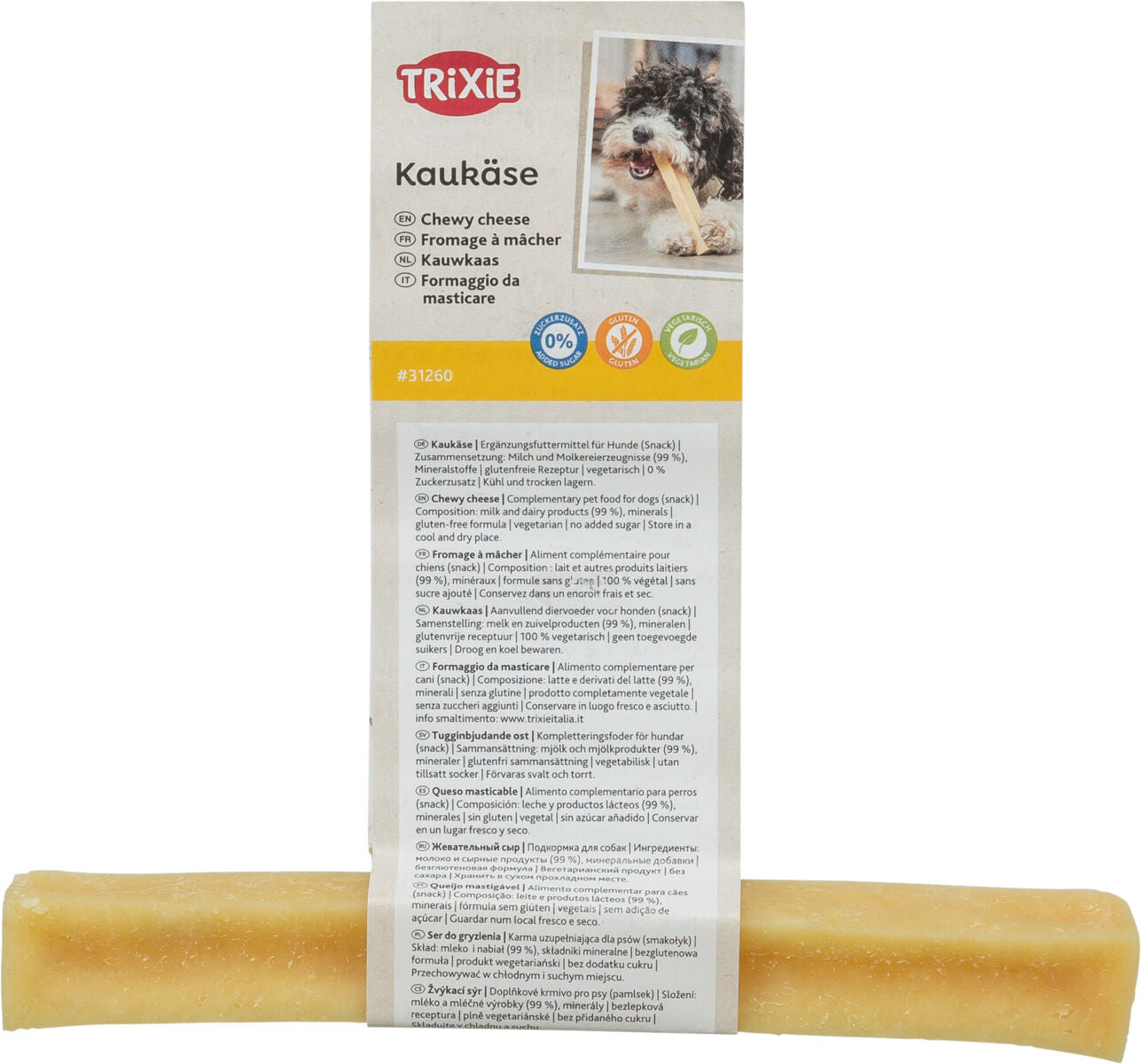 Kaukäse für Hunde ideal für allergieanfällige Hunde XS,S,M,L Snack Leckerlie