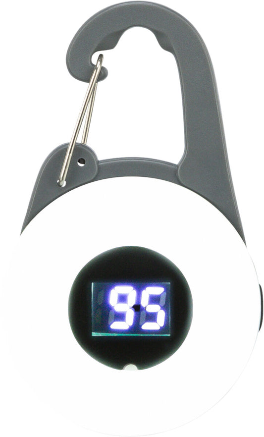 Trixie Flasher Sicherheitslicht mit Prozentanzeige NEU aufladbar Hund Gassi