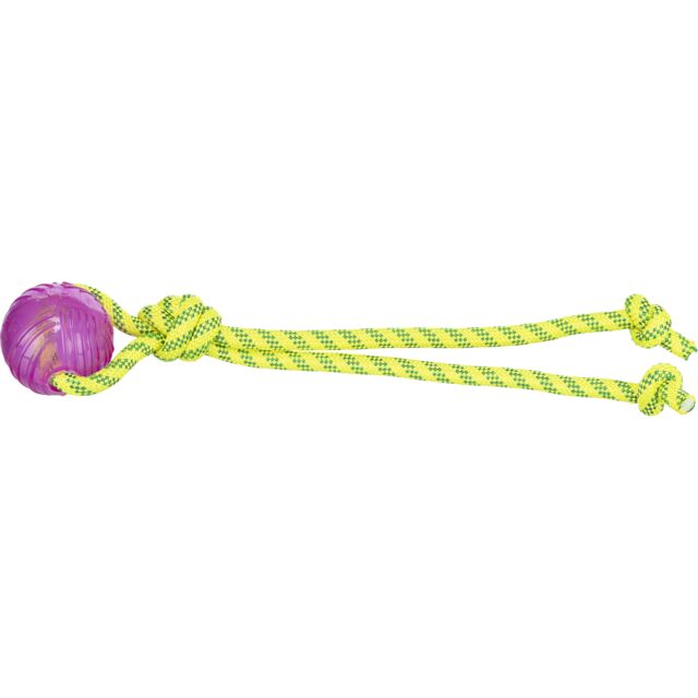 Trixie Hundespielzeug Aqua Toy Spieltau mit Ball Tau Spielzeug Hund Dog