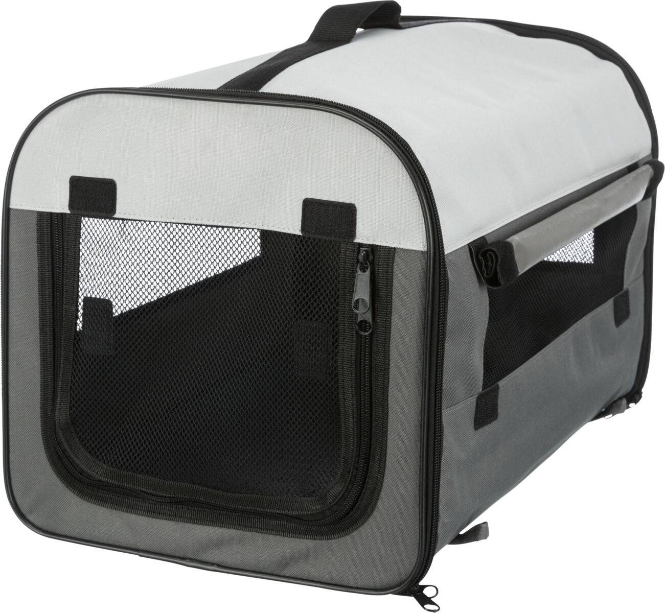 Trixie Mobile Kennel Basic dunkelgrau/hellgrau, diverse Größen Draußen und Drinnen