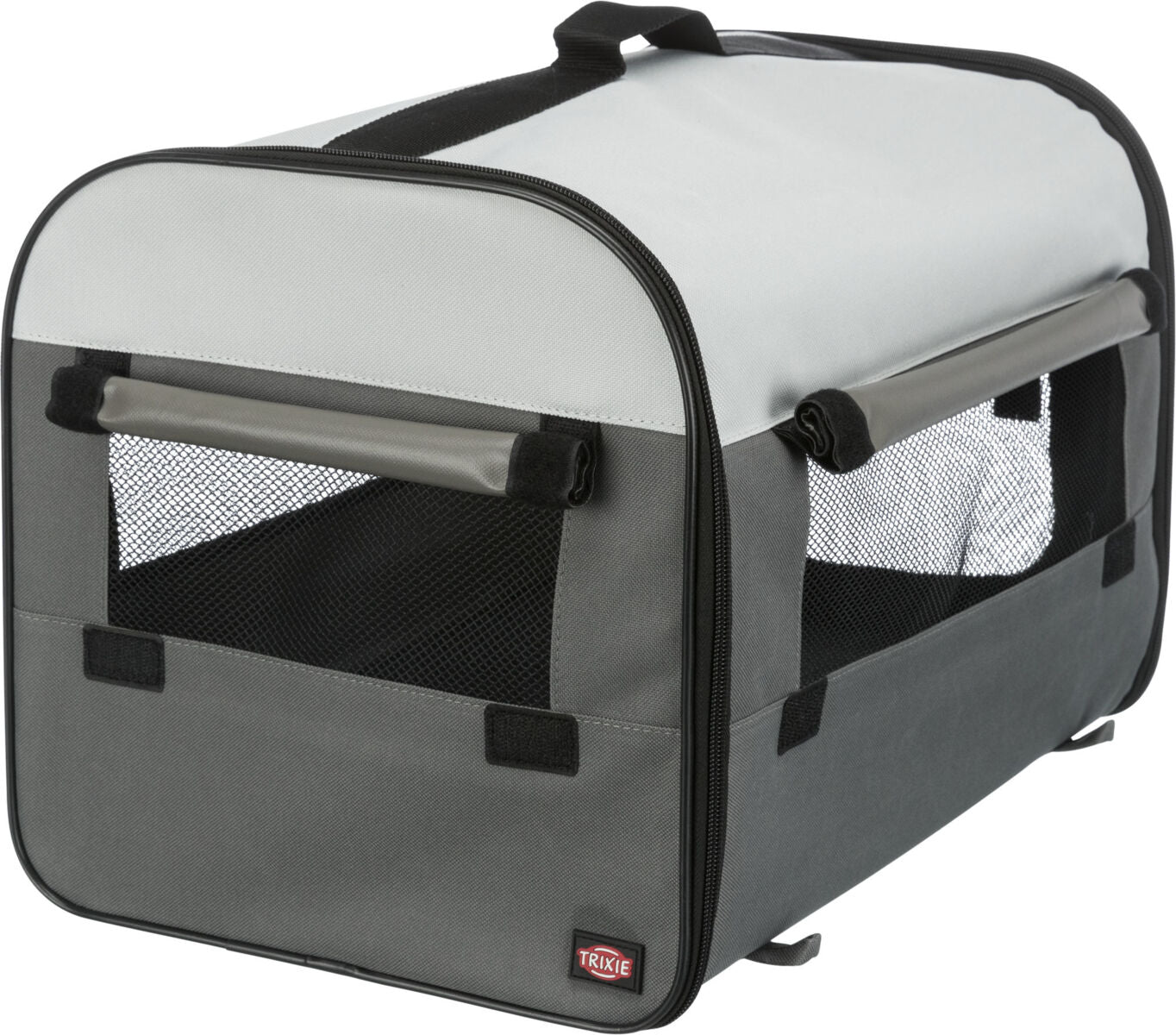 Trixie Mobile Kennel Basic dunkelgrau/hellgrau, diverse Größen Draußen und Drinnen
