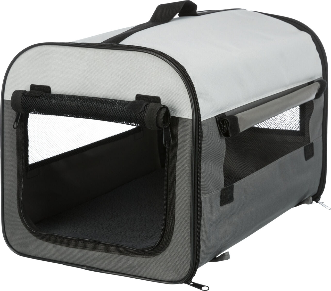 Trixie Mobile Kennel Basic dunkelgrau/hellgrau, diverse Größen Draußen und Drinnen