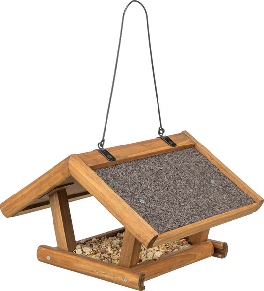 Trixie Vogelfutterhaus zum Aufhängen Futterhaus braun Vogelhaus Vogel