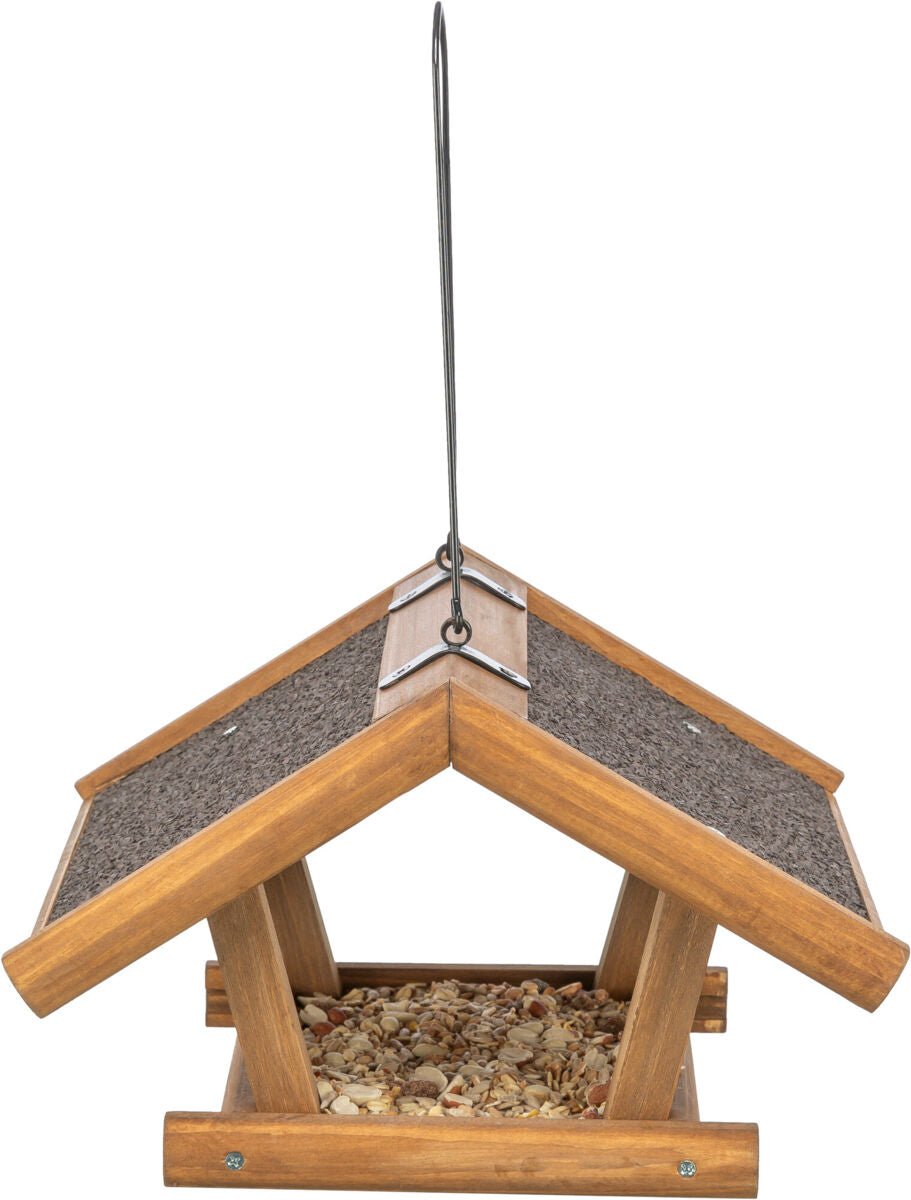 Trixie Vogelfutterhaus zum Aufhängen Futterhaus braun Vogelhaus Vogel