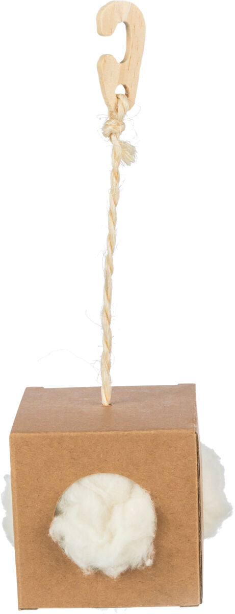 Trixie Box für Nistmaterial mit Kapok Pappe Kleinnager Hamster Mäuse Ratten