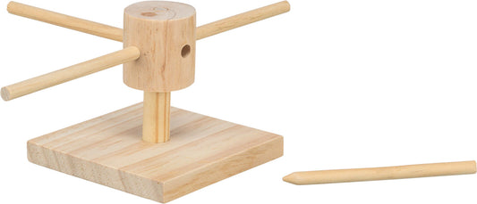 Trixie Futterkarussell zum Befüllen Spender Holz Meerschweinchen Kaninchen Hase