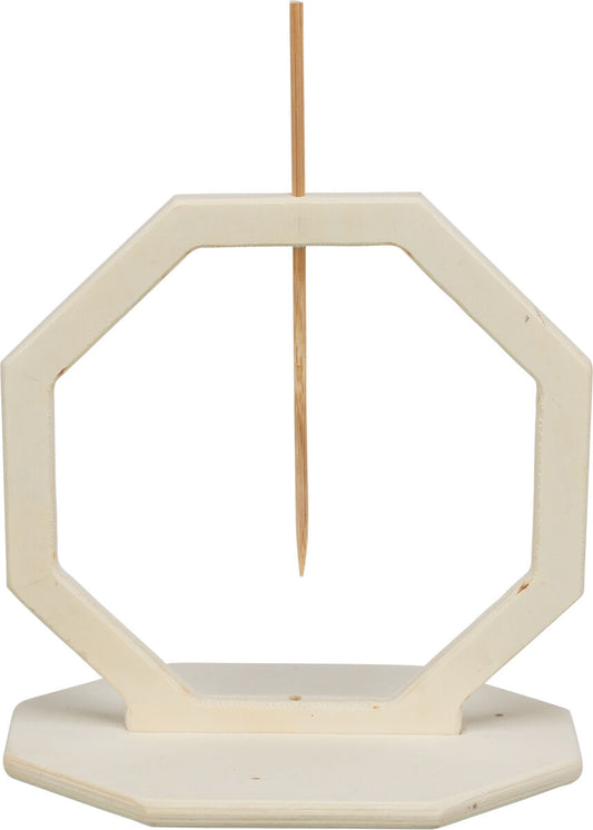 Trixie Futterring zum Befüllen Spender Holz Meerschweinchen Kaninchen Hase Vögel