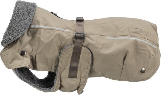 Trixie Mantel Wintermantel Rouen Hundemantel wattiert gesteppt 2 in 1 sand
