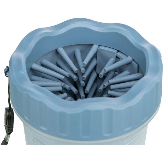 Trixie Pfotenreiniger blau für Hunde, spülmaschinengeeignet