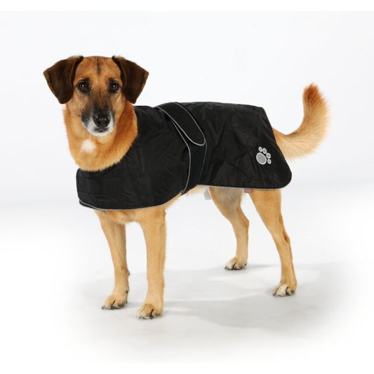 Trixie Hundemantel Mantel Regenmantel Orléans schwarz Hund Dog diverse Größen