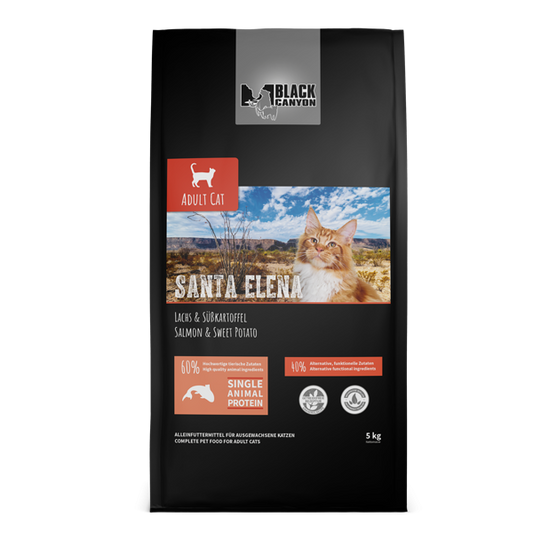 BLACK CANYON SANTA ELENA - Lachs & Süßkartoffel 5 kg / 2 kg / 400 g