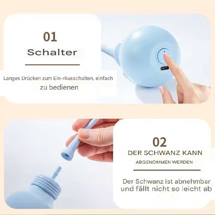Magic Tail Silikon Interaktives Katzen Spielzeug Maus Schwanz Spielzeug Ball