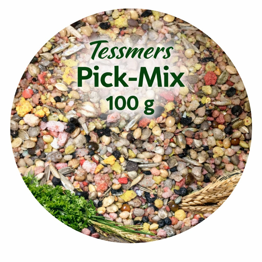 Tessmers Pick-Mix 100 g Vögel Ergänzungsfuttermittel Vitaminen Wellensittich