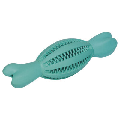 Nobby Hundespielzeug Rugbyball 23cm Ball Gummi Dental Minzaroma Hund Spielzeug