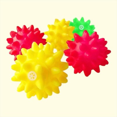 Hundespielzeug Igelball Squeaky Latex 6 CM Hund Dog Spielzeug Apportieren Ball