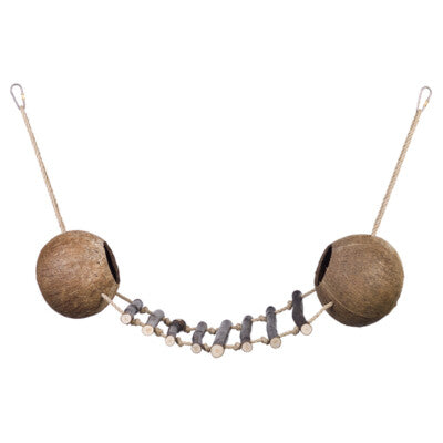 Nobby Hängebrücke mit Haus Nagerhaus Vogelhaus Nest Nagetiere Vögel