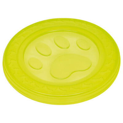Nobby Hundespielzeug TPR Fly Disc gelb 22cm Dog Disc Frisbee Scheibe Hund