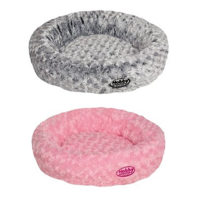 Nobby Donut Arusha Hundebett 45cm Schwarz Pink Katzenbett Kissen Hund Katze