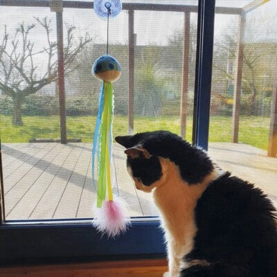 Nobby Katzenspielzeug Ventosa 45 cm mit Katzenminze und Saugnapf Spielzeug Katze