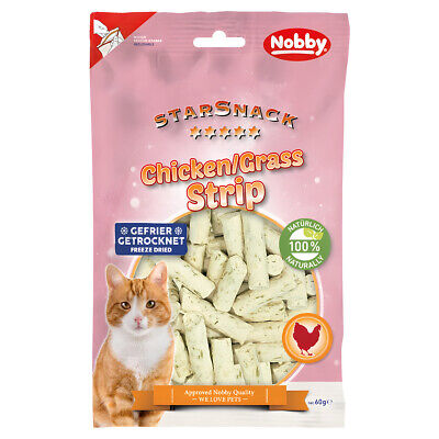 Nobby StarSnack FD Chicken & Cat Grass 60g Huhn Katzengras Leckerli Snack Katze
