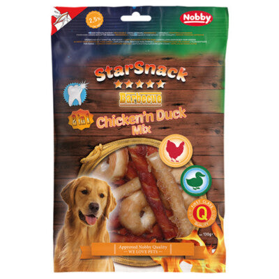 Nobby StarSnack Chicken 'n Duck Mix 130g Huhn Ente Leckerli Snack Hund