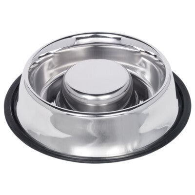 Nobby Anti-Schling Edelstahlnapf rutschfest Napf Fressnapf 1,35l Hund Katze