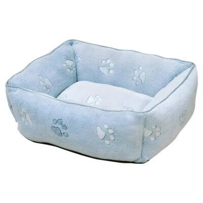 Nobby Hundebett Paw grau eckig Komfortbett Katzenbett Kuschelbett Hund Katze