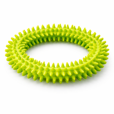 Kauspielzeug Hundespielzeug TPR Hund Dental FUN Zahnpflege Ring 11 cm