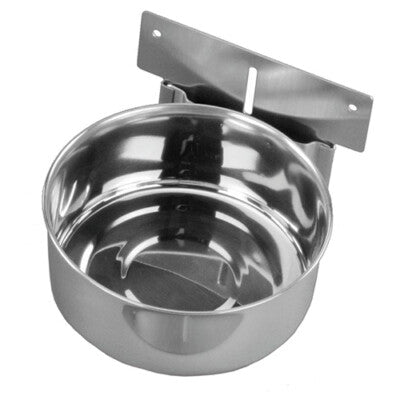 Nobby Edelstahlnapf mit Halterung Vogel Napf Vogelnapf Futternapf Fressnapf