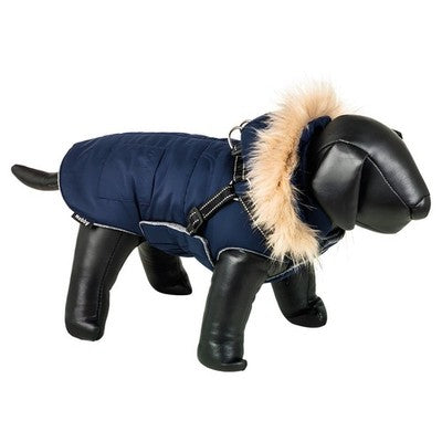 Nobby Hundemantel Jeto 2 in 1 navy mit Kapuze wind- und wasserabweisend Hund