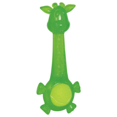 Nobby Hundespielzeug Giraffe TPR quietschend schwimmt befüllbar Dental Hund