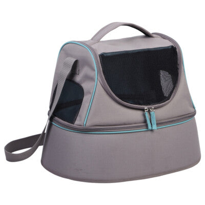 Nobby Transporttasche Happy Cat 3in1 grau Katzen bis 8kg Tasche Reise Transport