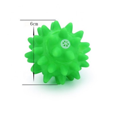 Hundespielzeug Igelball Squeaky Latex 6 CM Hund Dog Spielzeug Apportieren Ball