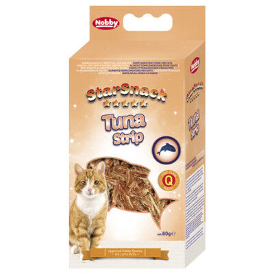 Nobby StarSnack Cat Tuna Strip 80g Thunfisch Huhn Streifen Leckerli Snack Katze